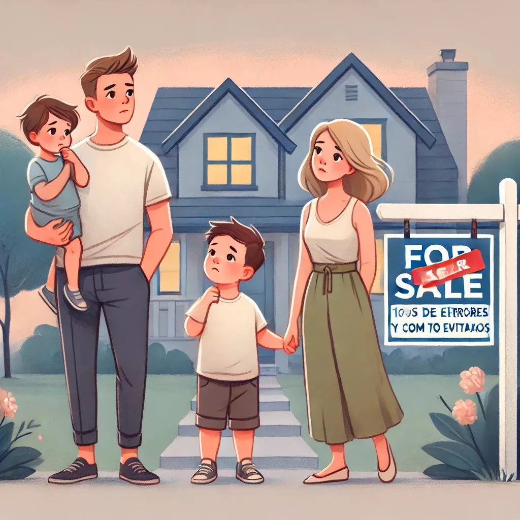 imagen de una familia que ha vendido su casa antes de comprar otra y estan con el dilema de saber si lo han hecho bien. Ademas han averiguado si ¿Tienen comisiones ocultas las inmobiliarias?